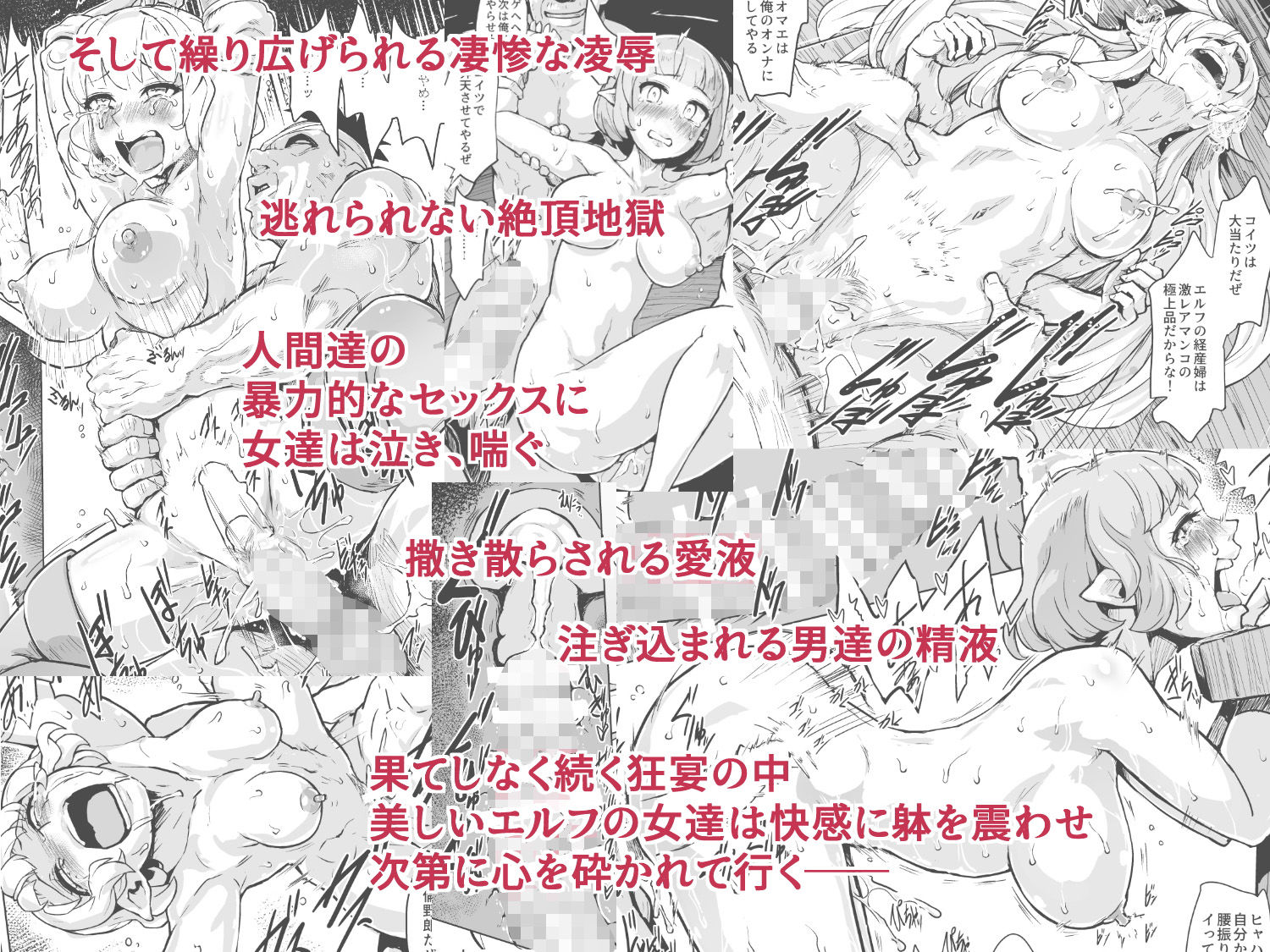 淫欲に狂いしエルフ達の唄のサンプル画像2
