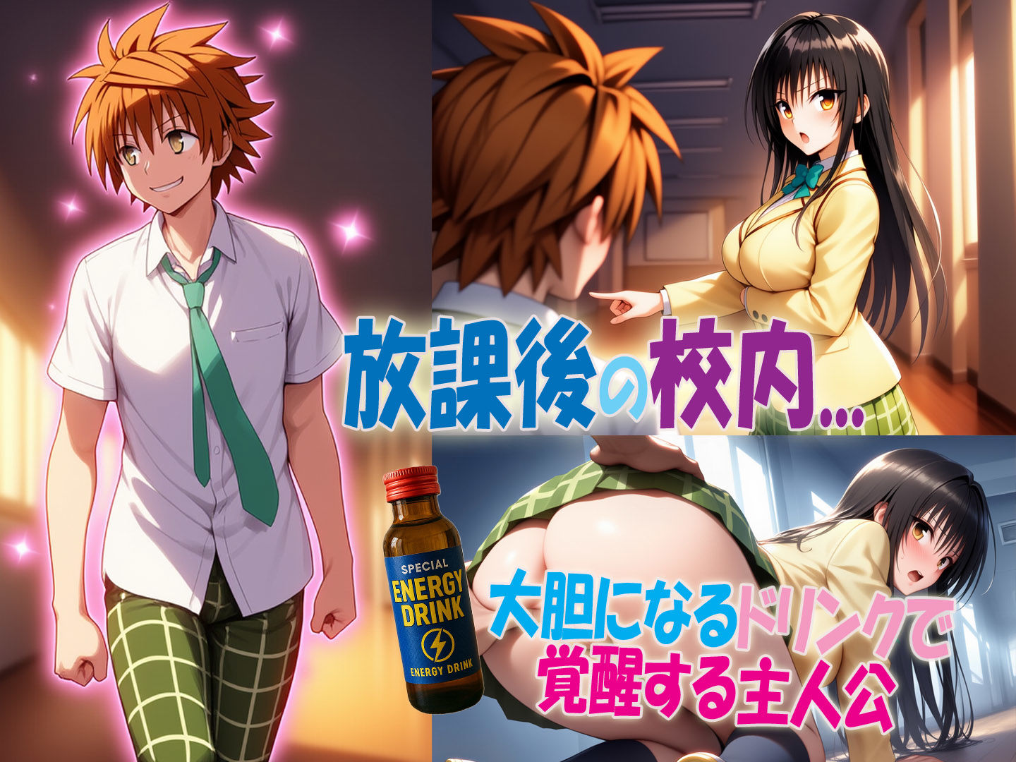 ハーレム計画を実行して古手川を校内でハメ倒した話【次世代フルボイスアニメ動画】のサンプル画像4