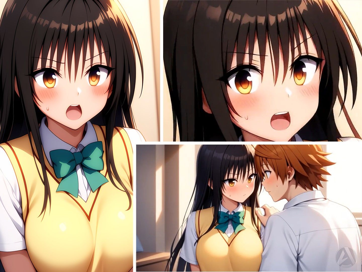 ハーレム計画を実行して古手川を校内でハメ倒した話【次世代フルボイスアニメ動画】のサンプル画像5