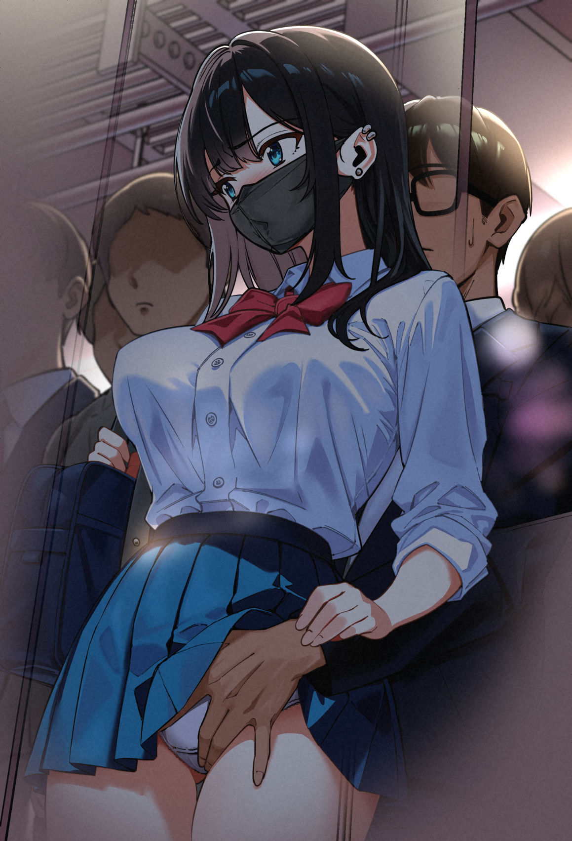 電車、女子〇生。のサンプル画像8